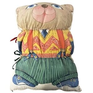 Vintage 1980s Pillow People Bear Nostalgia Great Condition Rare